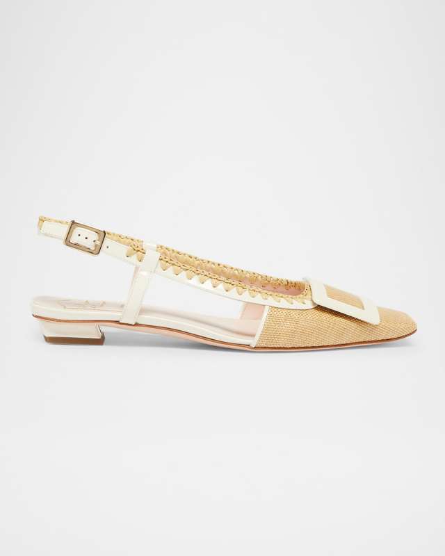 Belle Vivier Buckle Slingback Pumps